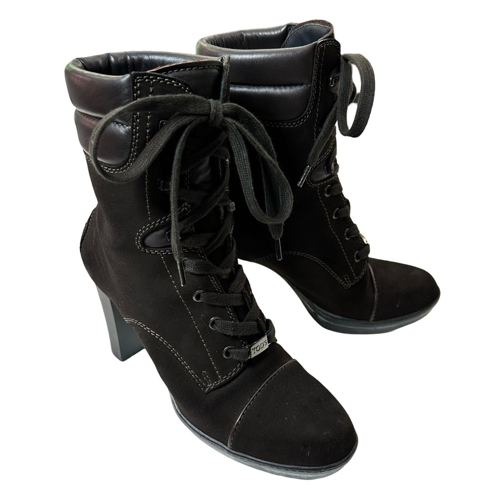 Tod’s Suede Heel Boots